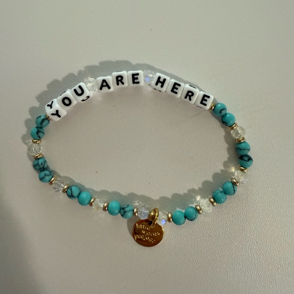 Little Words Project -You are here bracelet